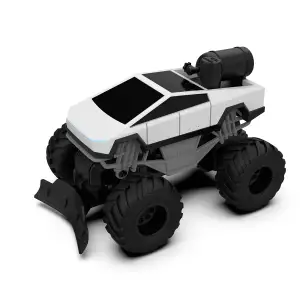 Автомобіль SPRAY CAR на р/к – CYBER RIDE (білий, 1:24, 2.4 ГГц, акум. 3,7 V, вихлопна пара) KS Drive (SL-6076RH)