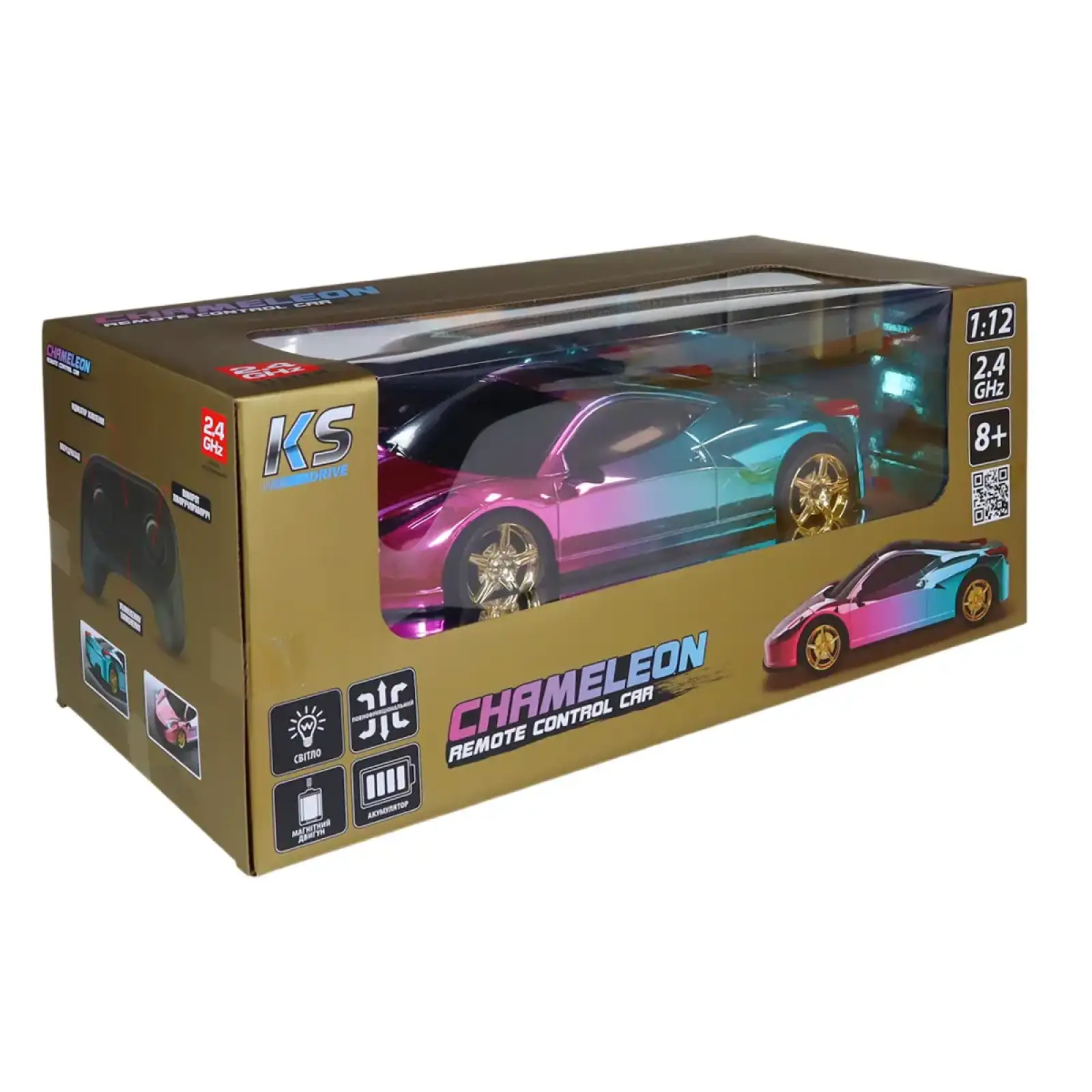 Автомобиль KS DRIVE на р/у – CHAMELEON (1:12, 2.4 ГГц, аккум. 3,7 V) (SL-6083RH)