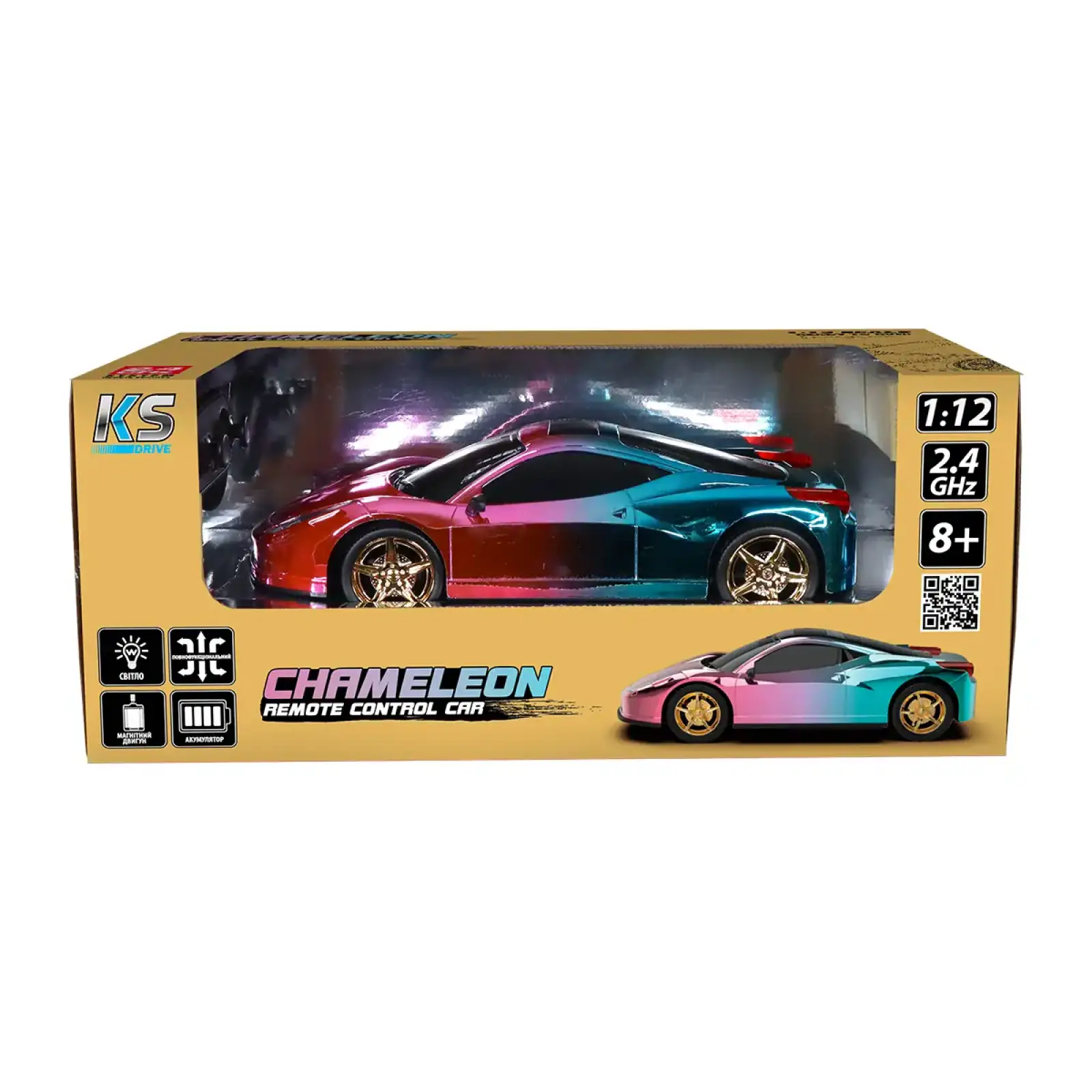 Автомобиль KS DRIVE на р/у – CHAMELEON (1:12, 2.4 ГГц, аккум. 3,7 V) (SL-6083RH)