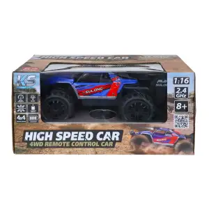 Автомобіль OFF-ROAD на р/к – HIGH SPEED (синій, 1:16, 2.4 ГГц, акум. 3,7 V) KS Drive (SL-8024A)