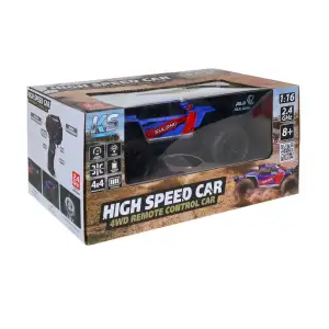 Автомобіль OFF-ROAD на р/к – HIGH SPEED (синій, 1:16, 2.4 ГГц, акум. 3,7 V) KS Drive (SL-8024A)