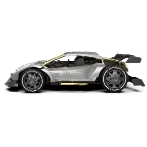 Автомобиль KS DRIVE на р/у - EXTREME RACING (металл. корпус, аккум. 3.7V, 2,4 ГГц, серебристый) (SL-8212ARHS)