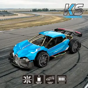 Автомобиль KS DRIVE на р/у - EXTREME RACING (металл. корпус, аккум. 3.7V, 2,4 ГГц, голубой) (SL-8213ARHB)