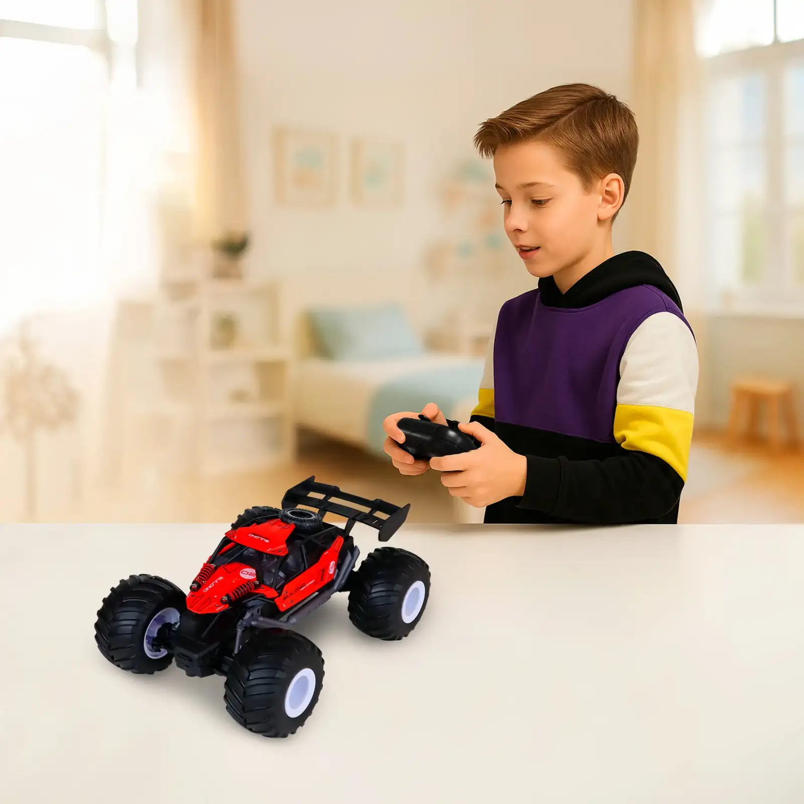 Автомобиль OFF-ROAD на р/у – STRONG POWER (красный, 1:16, 2.4 ГГц, акум. 3,7 V) KS Drive (SL-8423ARH)