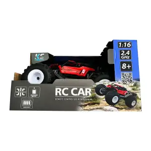 Автомобиль OFF-ROAD на р/у – STRONG POWER (красный, 1:16, 2.4 ГГц, акум. 3,7 V) KS Drive (SL-8423ARH)