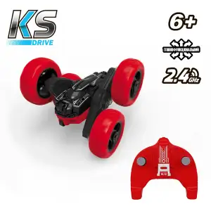 Автомобиль KS DRIVE на р/у - ТРЮКОВЫЙ (2.4Ghz, красно-черный) (STURBWB)