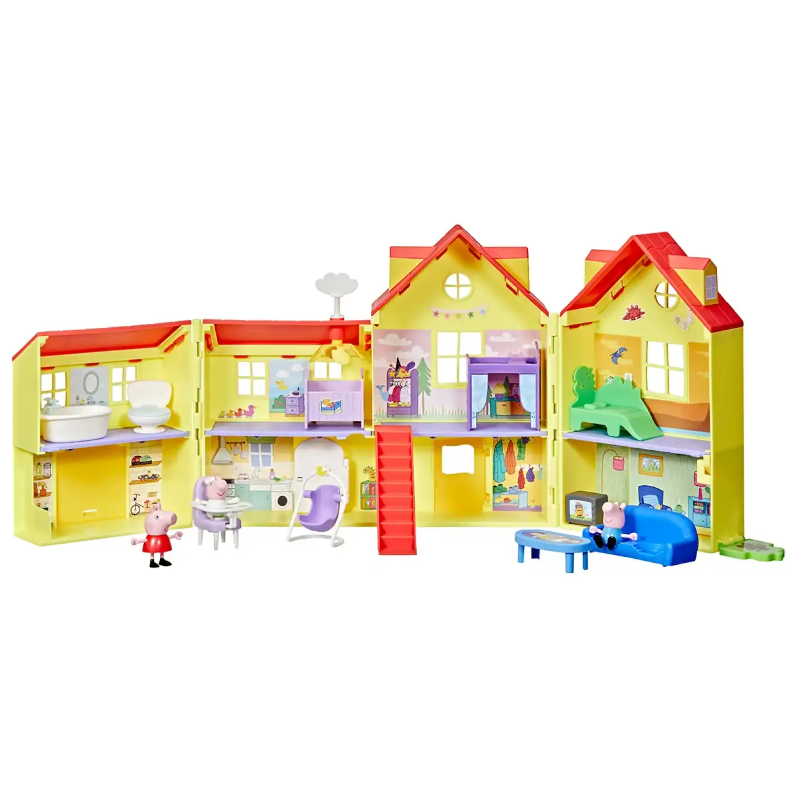 Игровой набор PEPPA FIGURINES – БОЛЬШОЙ СЕМЕЙНЫЙ ДОМ ПЕППЫ Peppa Pig (G0508)