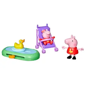 Ігровий набір PEPPA FIGURINES серії "Моменти з Пеппою" – СЕСТРИЧКИ НА ПРОГУЛЯНЦІ Peppa Pig (G0528)