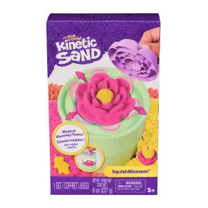 Набір піску для творчості - KINETIC SAND КАЗКОВІ КВІТИ (2 кольори, 227 g, аксес.) (71677)