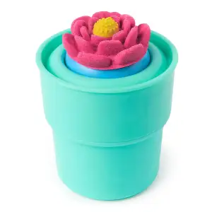 Набір піску для творчості - KINETIC SAND КАЗКОВІ КВІТИ (2 кольори, 227 g, аксес.) (71677)