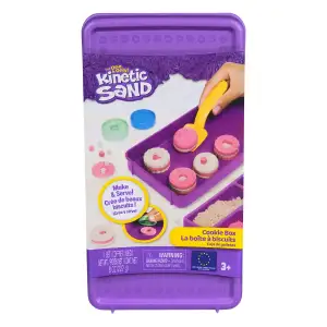 Набор песка для творчества - KINETIC SAND ЦВЕТНОЕ ПЕЧЕНЬЕ (2 цвета, 227 g, акссес.) (71678)