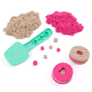 Набор песка для творчества - KINETIC SAND ЦВЕТНОЕ ПЕЧЕНЬЕ (2 цвета, 227 g, акссес.) (71678)