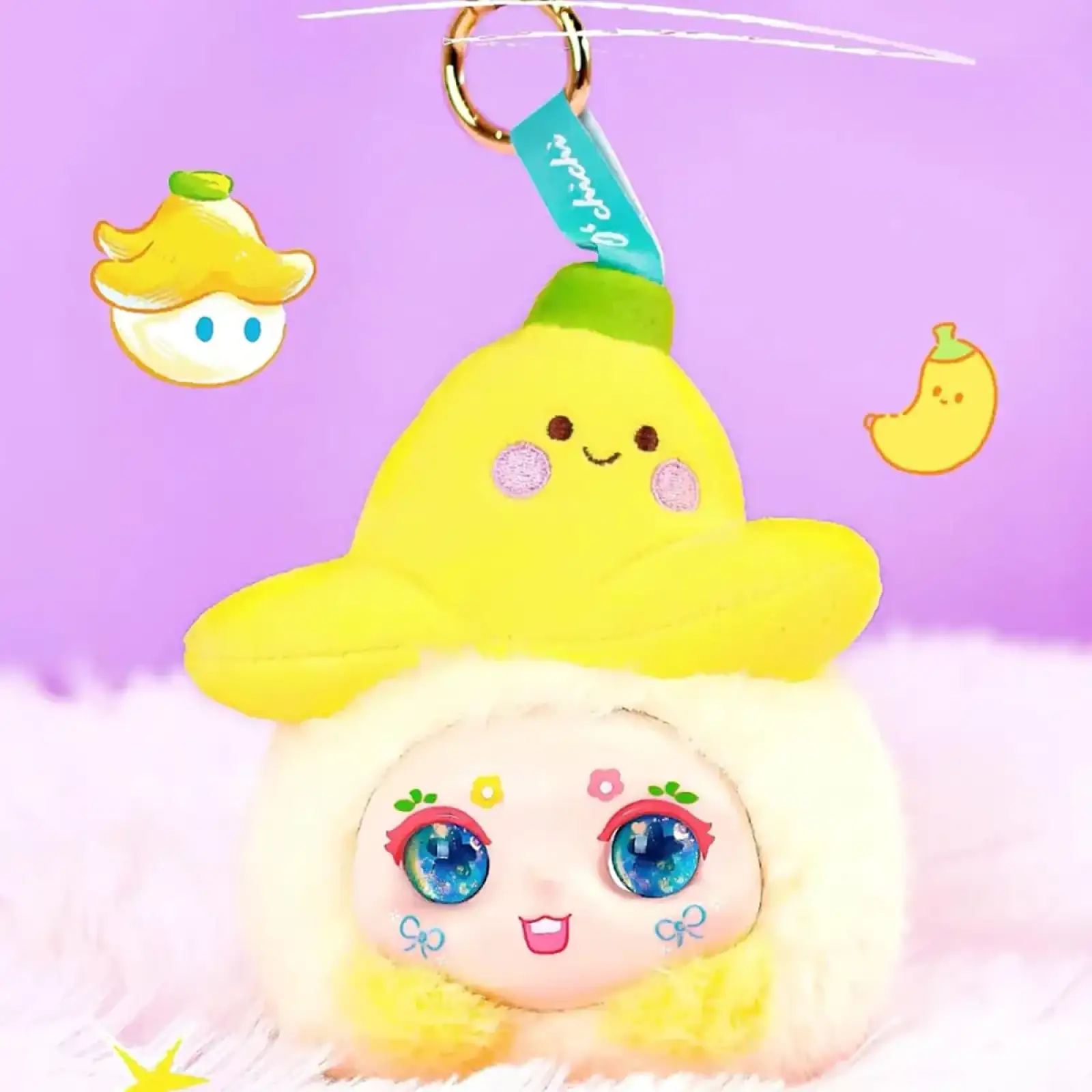 Коллекционная мягкая игрушка с кольцом POP TOP Kimmon - МИЛАШКИ В ШЛЯПКАХ (в дисп., в асс.) (556022)