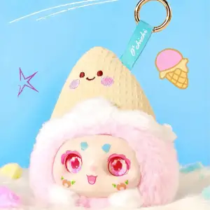 Коллекционная мягкая игрушка с кольцом POP TOP Kimmon - МИЛАШКИ В ШЛЯПКАХ (в дисп., в асс.) (556022)