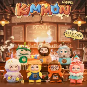 Коллекционная мягкая игрушка с кольцом POP TOP Kimmon - КАВАЙНАЯ КОФЕЙНЯ (в дисп., в асс.) (556023)