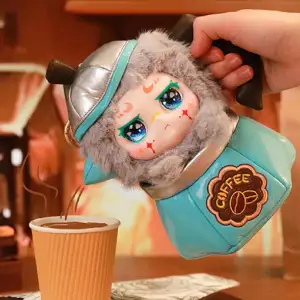 Коллекционная мягкая игрушка с кольцом POP TOP Kimmon - КАВАЙНАЯ КОФЕЙНЯ (в дисп., в асс.) (556023)