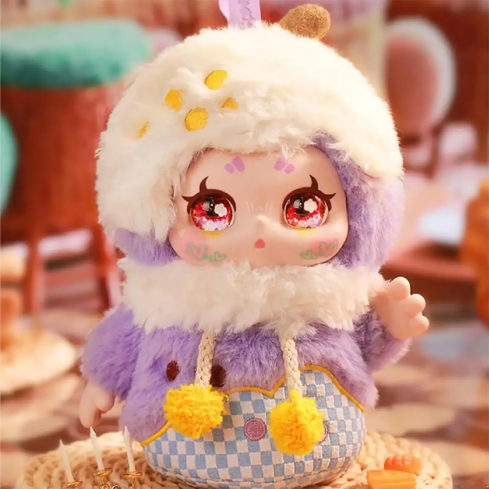 Коллекционная мягкая игрушка с кольцом POP TOP Kimmon - КАВАЙНАЯ КОФЕЙНЯ (в дисп., в асс.) (556023)