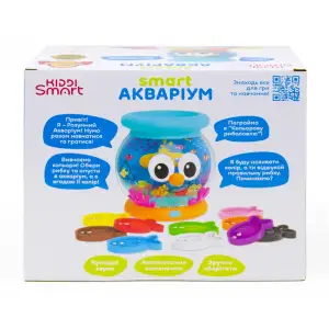 Інтерактивна двомовна іграшка, що навчає – SMART-АКВАРІУМ (українська та англійська) KIDDI SMART (207659)