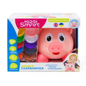 Інтерактивна двомовна іграшка, що навчає – SMART-СКАРБНИЧКА (українська та англійська) KIDDI SMART (208441)