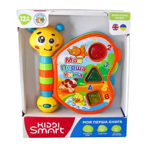 Двуязычная развивающая игрушка KIDDI SMART – МОЯ ПЕРВАЯ КНИГА (украинский и английский) (3994T-KS)