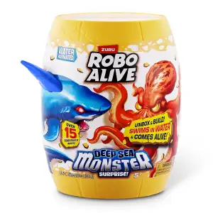 Інтерактивний ігровий набір ROBO ALIVE S1 – ГЛИБОКОВОДНИЙ СЮРПРИЗ. ВЕЛИКА БІЛА АКУЛА Pets & Robo Alive (71155A)