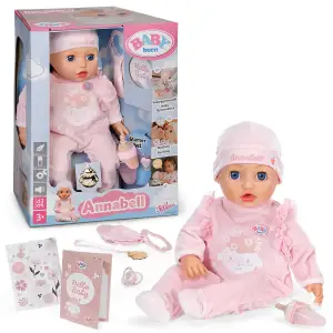 Інтерактивна лялька BABY BORN – АННАБЕЛЬ (43 см, з аксес.) (838396)