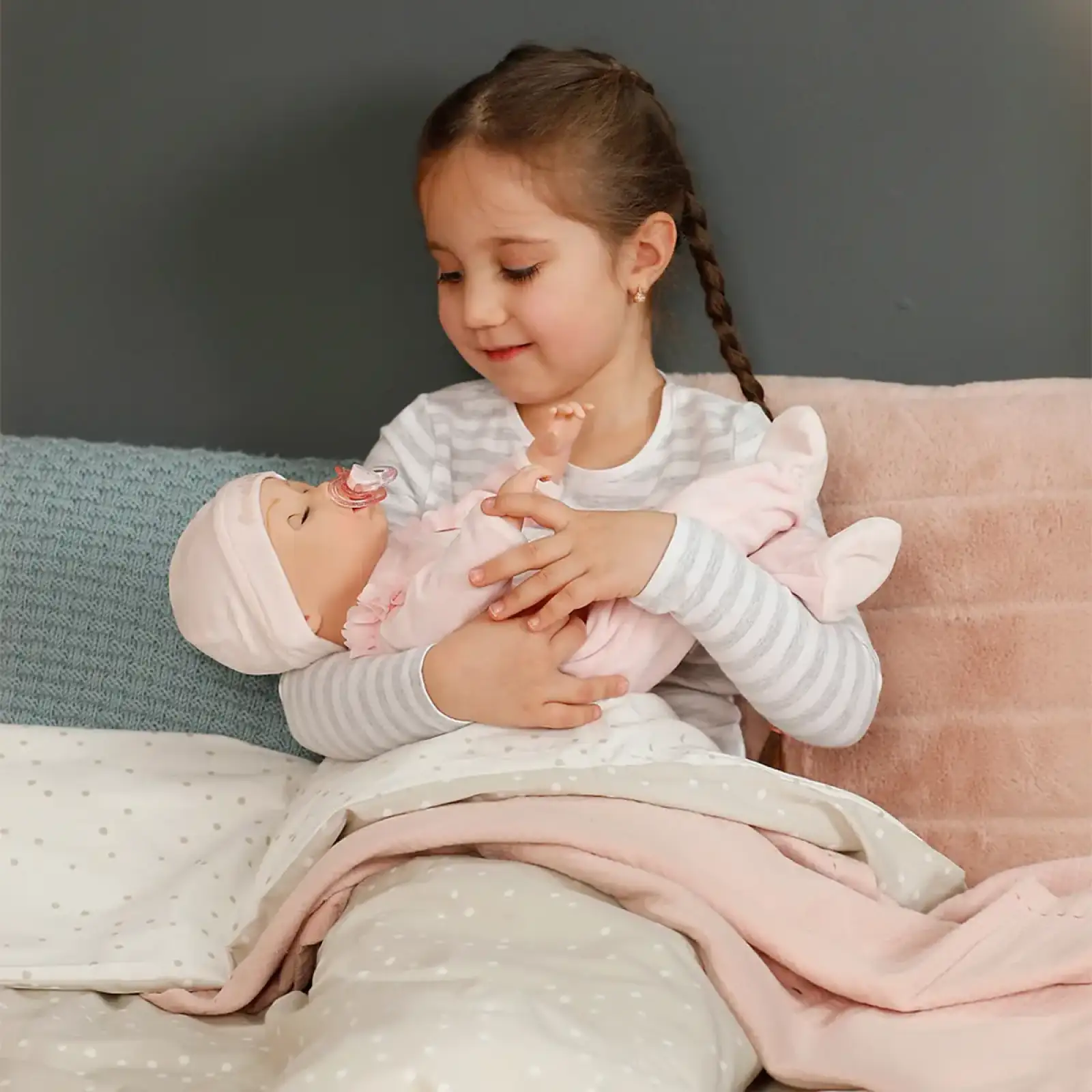 Інтерактивна лялька BABY BORN – АННАБЕЛЬ (43 см, з аксес.) (838396)