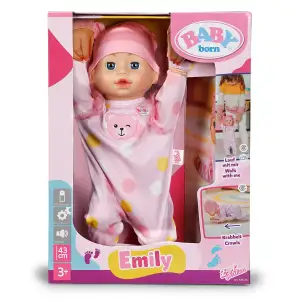 Інтерактивна лялька BABY BORN – ПЕРШІ КРОКИ ЕМІЛІ (43 см) (838426)
