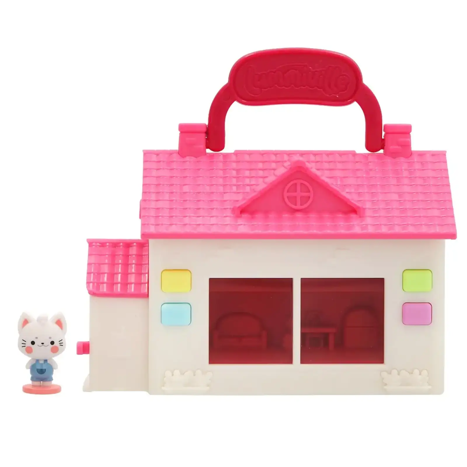 Интерактивная игрушка с цифровым питомцем LUMMIVILLE — ДОМИК С КОТЁНКОМ (930070IM)