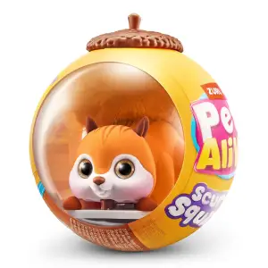 Интерактивная игрушка PETS ALIVE S1 – БЕЛОЧКА (оранжевый) Pets & Robo Alive (9565A)