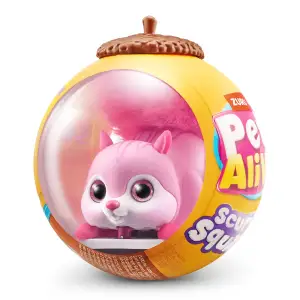Интерактивная игрушка PETS ALIVE S1 – БЕЛОЧКА (розовый) Pets & Robo Alive (9565B)