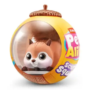 Интерактивная игрушка PETS ALIVE S1 – БЕЛОЧКА (коричневый) Pets & Robo Alive (9565E)