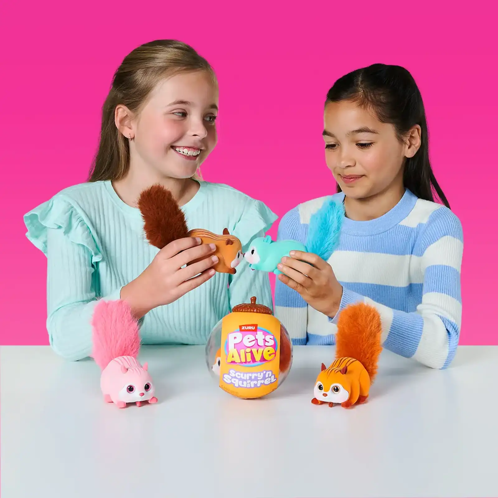 Интерактивная игрушка PETS ALIVE S1 – БЕЛОЧКА (коричневый) Pets & Robo Alive (9565E)