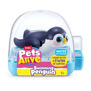 Інтерактивна іграшка PETS ALIVE S1 – ПІНГВІНЧИК (чорний) Pets & Robo Alive (9573A)
