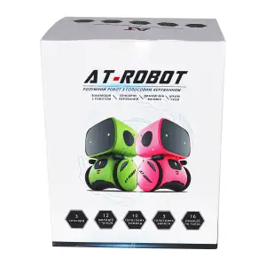 Интерактивный робот с голосовым управлением - AT-ROBOT (розовый, озвуч.укр.) (AT001-04-UKR)