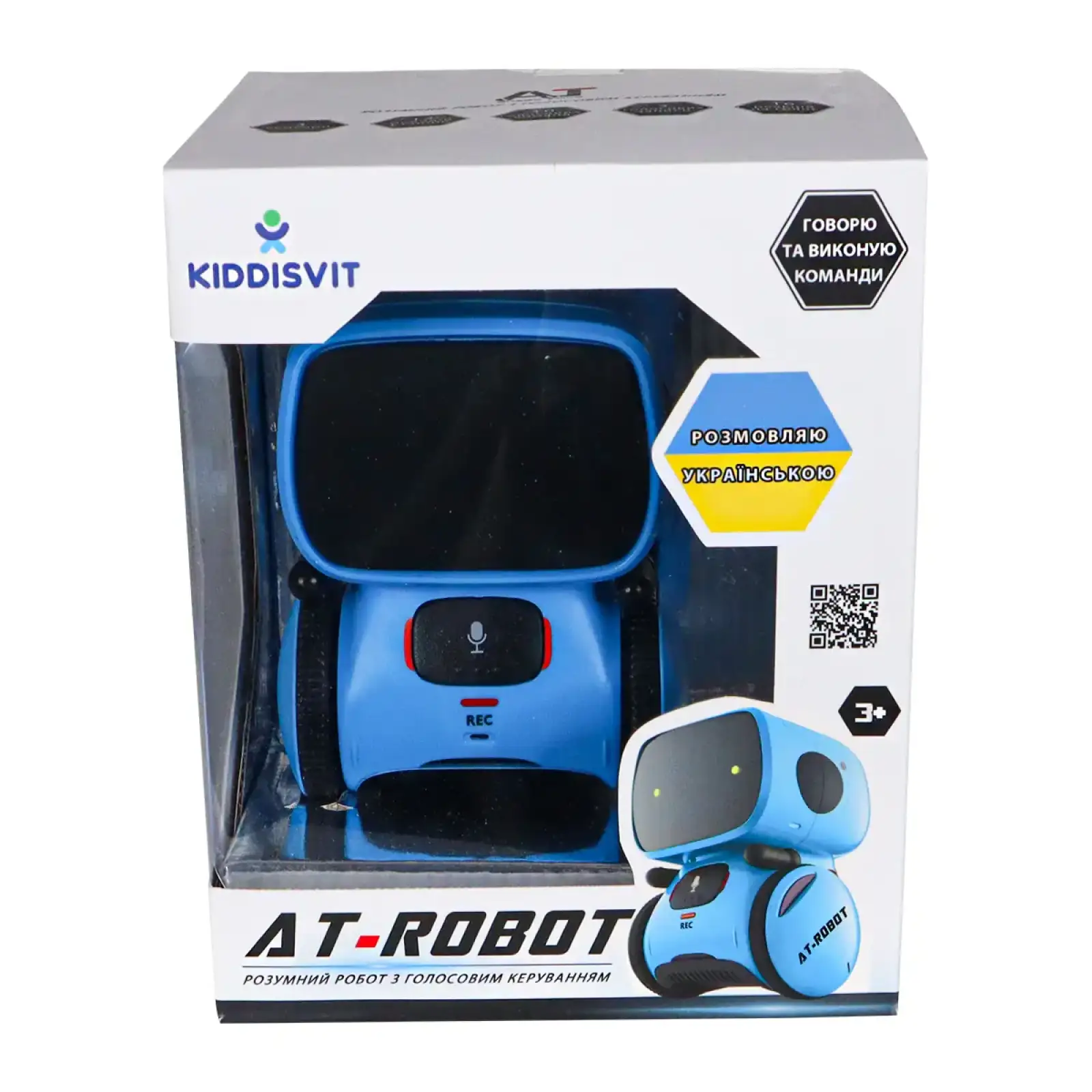Интерактивный робот с голосовым управлением - AT-ROBOT (синий, озвуч.укр.) (AT001-05-UKR)