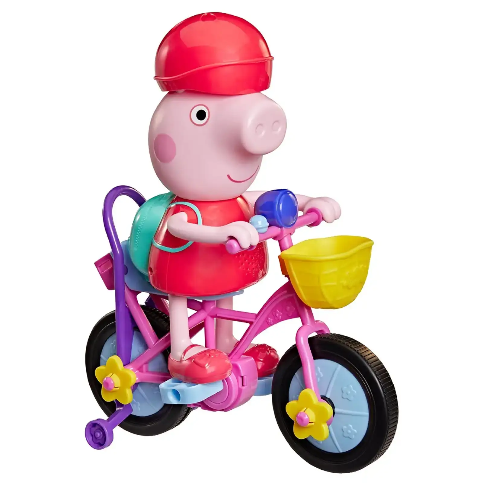 Інтерактивний ігровий набір PEPPA FIGURINES – ПЕППА НА ВЕЛОСИПЕДІ Peppa Pig (G2177)