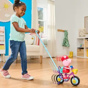Інтерактивний ігровий набір PEPPA FIGURINES – ПЕППА НА ВЕЛОСИПЕДІ Peppa Pig (G2177)