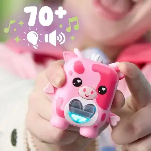 Интерактивная игрушка NANOMALS S1 – КЛУБНИЧНАЯ КОРОВКА (G2212)