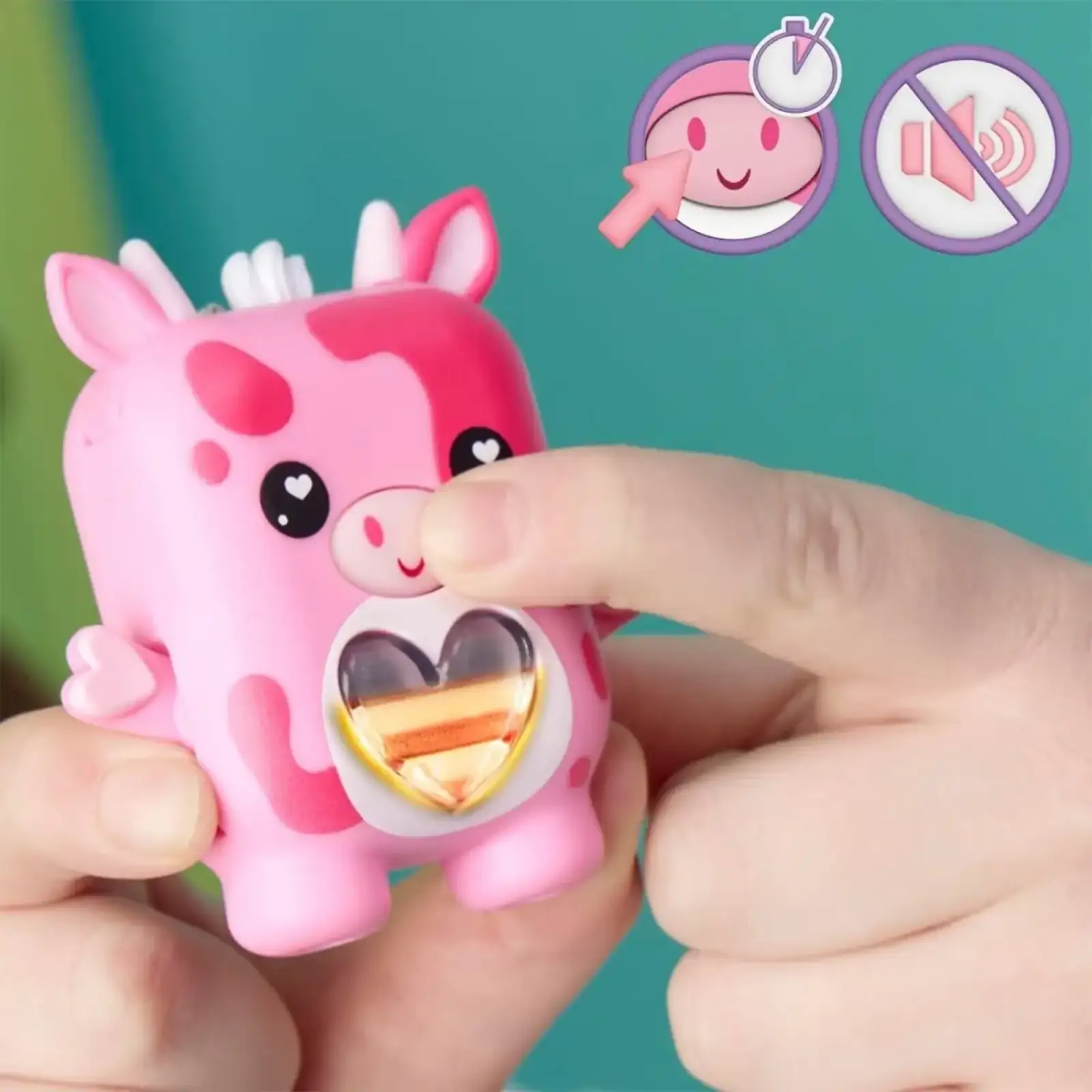 Интерактивная игрушка NANOMALS S1 – КЛУБНИЧНАЯ КОРОВКА (G2212)