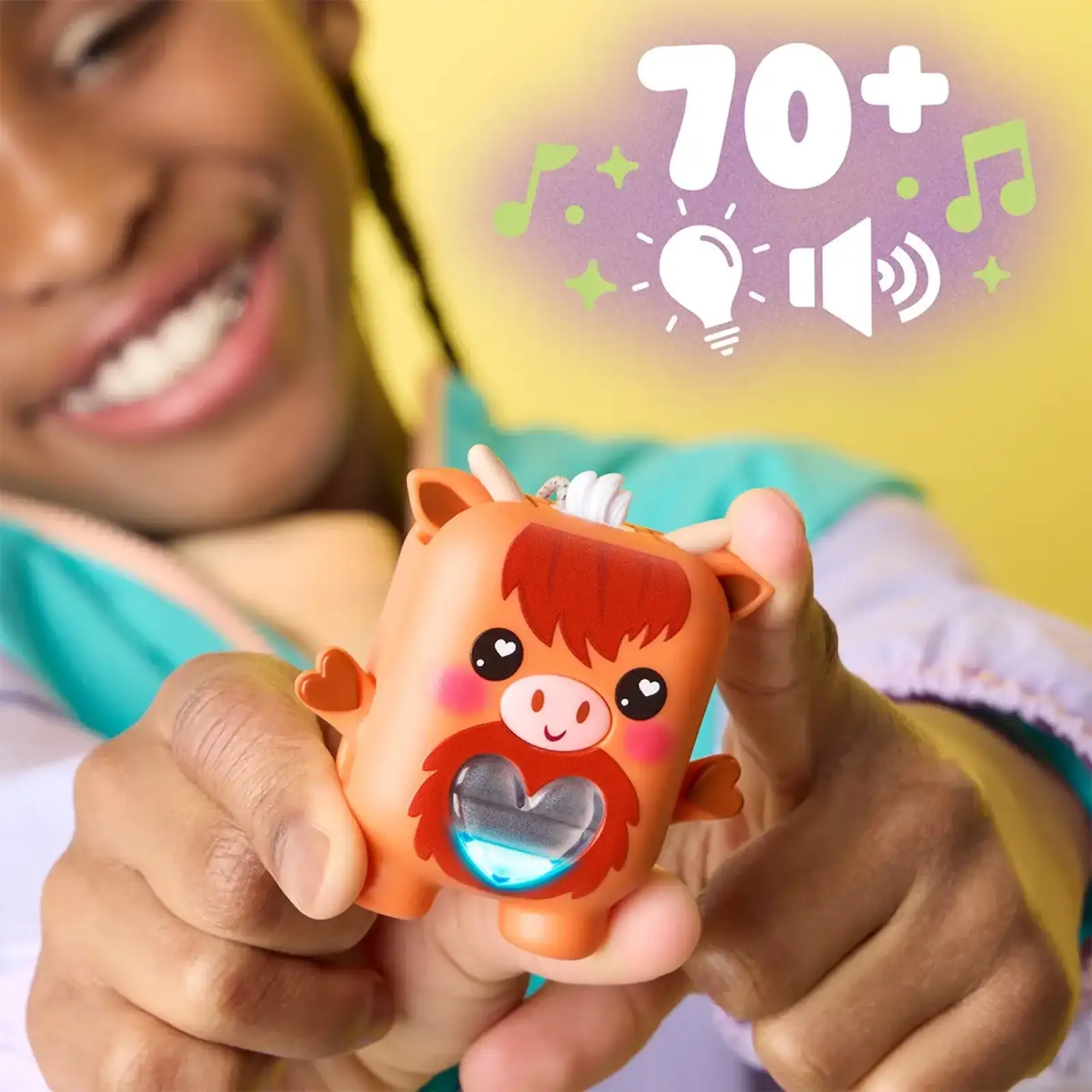 Интерактивная игрушка NANOMALS S1 – ШОТЛАНДСКАЯ КОРОВКА (G2213)