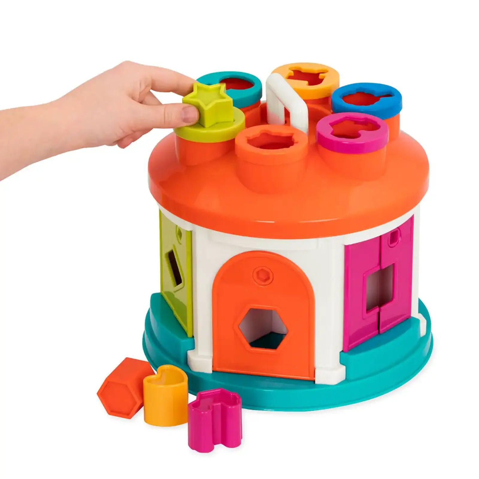 Іграшка-сортер, що розвиває – РОЗУМНИЙ БУДИНОЧОК (12 форм) Battat Lite (BT4580Z)