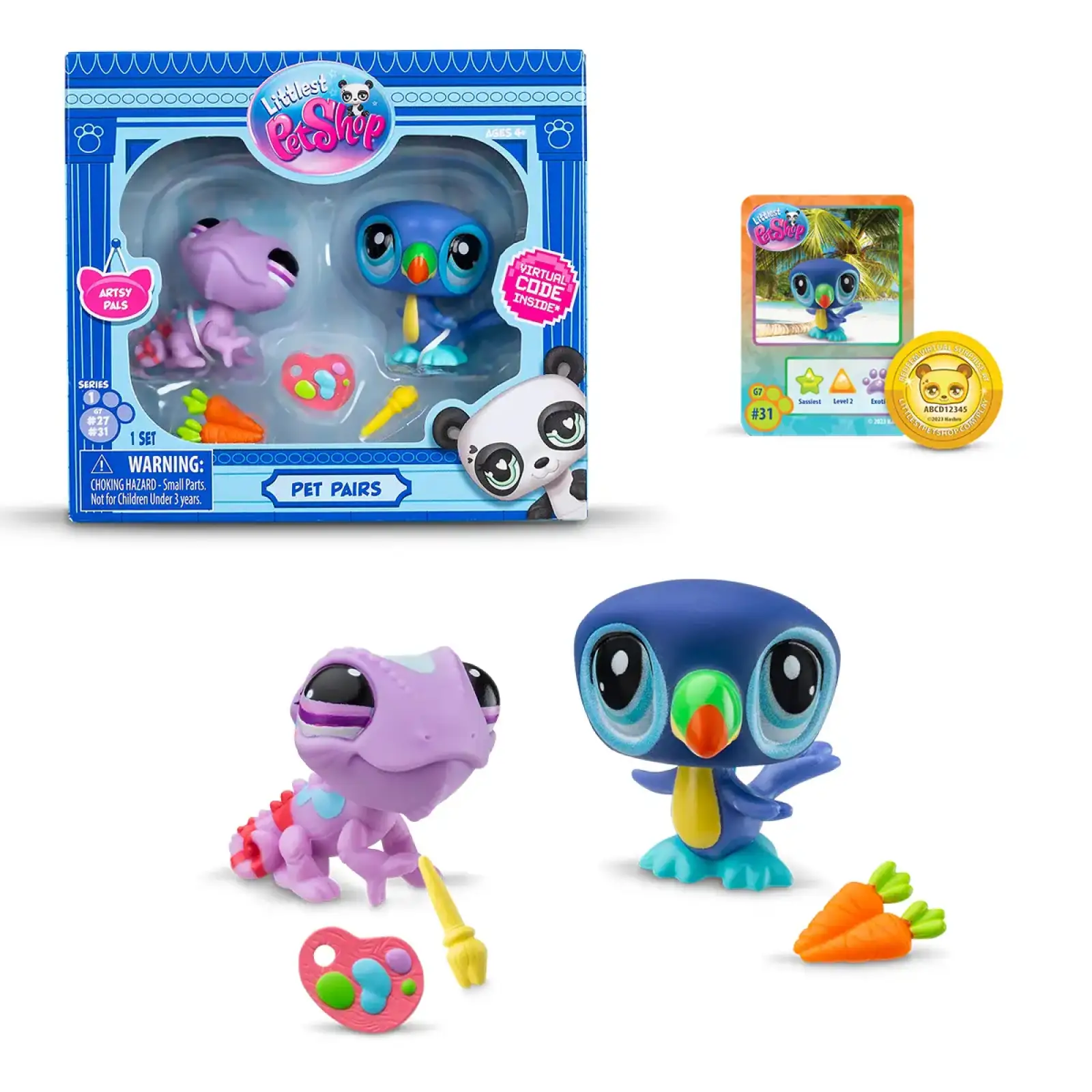 Ігровий набір LITTLEST PET SHOP – ДРУЗІ ПО МИСТЕЦТВУ (2 фігурки, аксес.) (00507)