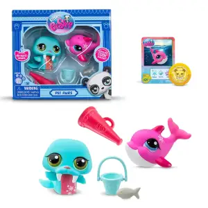 Игровой набор LITTLEST PET SHOP – ФАНТАСТИЧЕСКИЕ ТРЮКИ (2 фигурки, аксесс.) (00508)