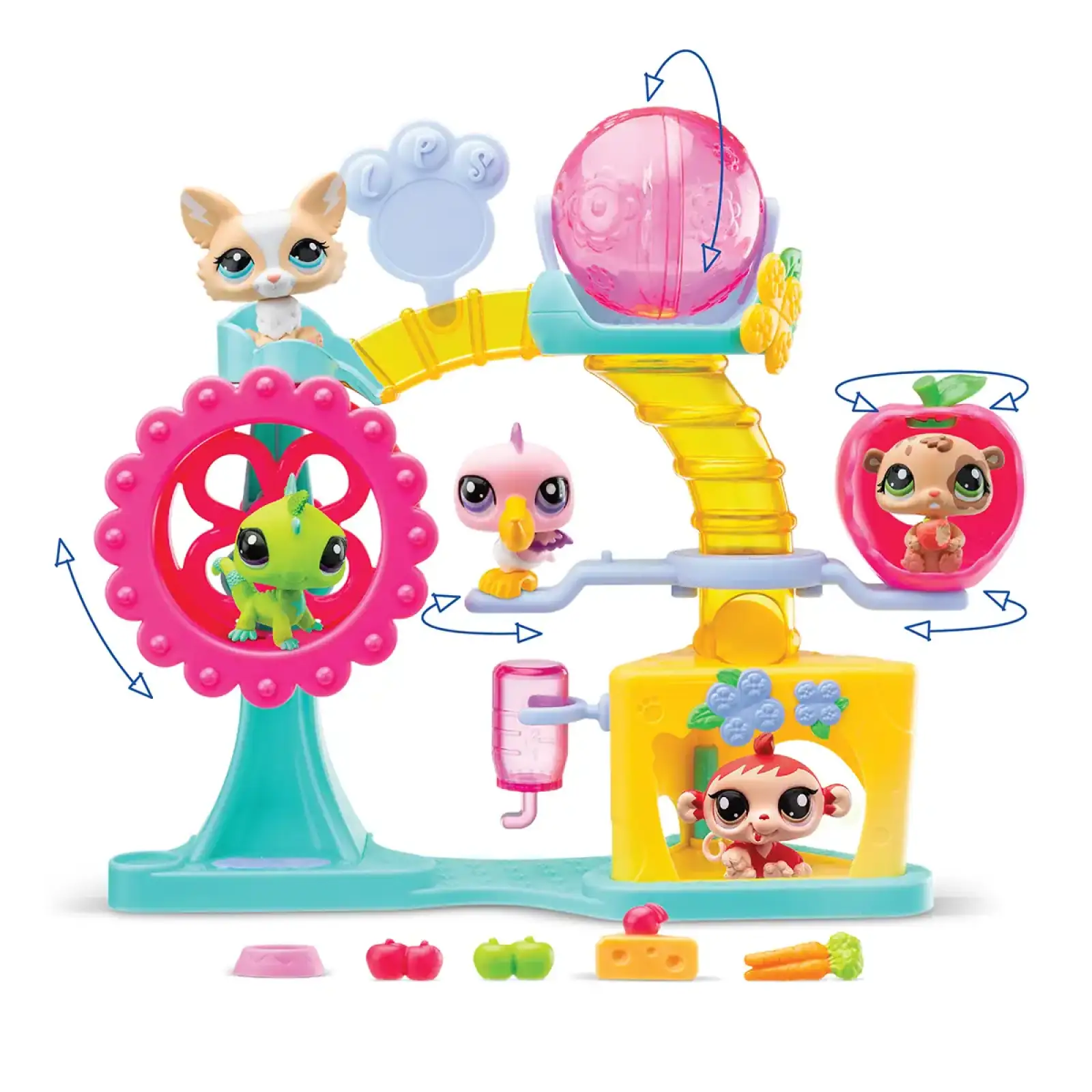 Ігровий набір LITTLEST PET SHOP – ФАБРИКА РОЗВАГ (2 фігурки, фабрика, аксес.) (00519)