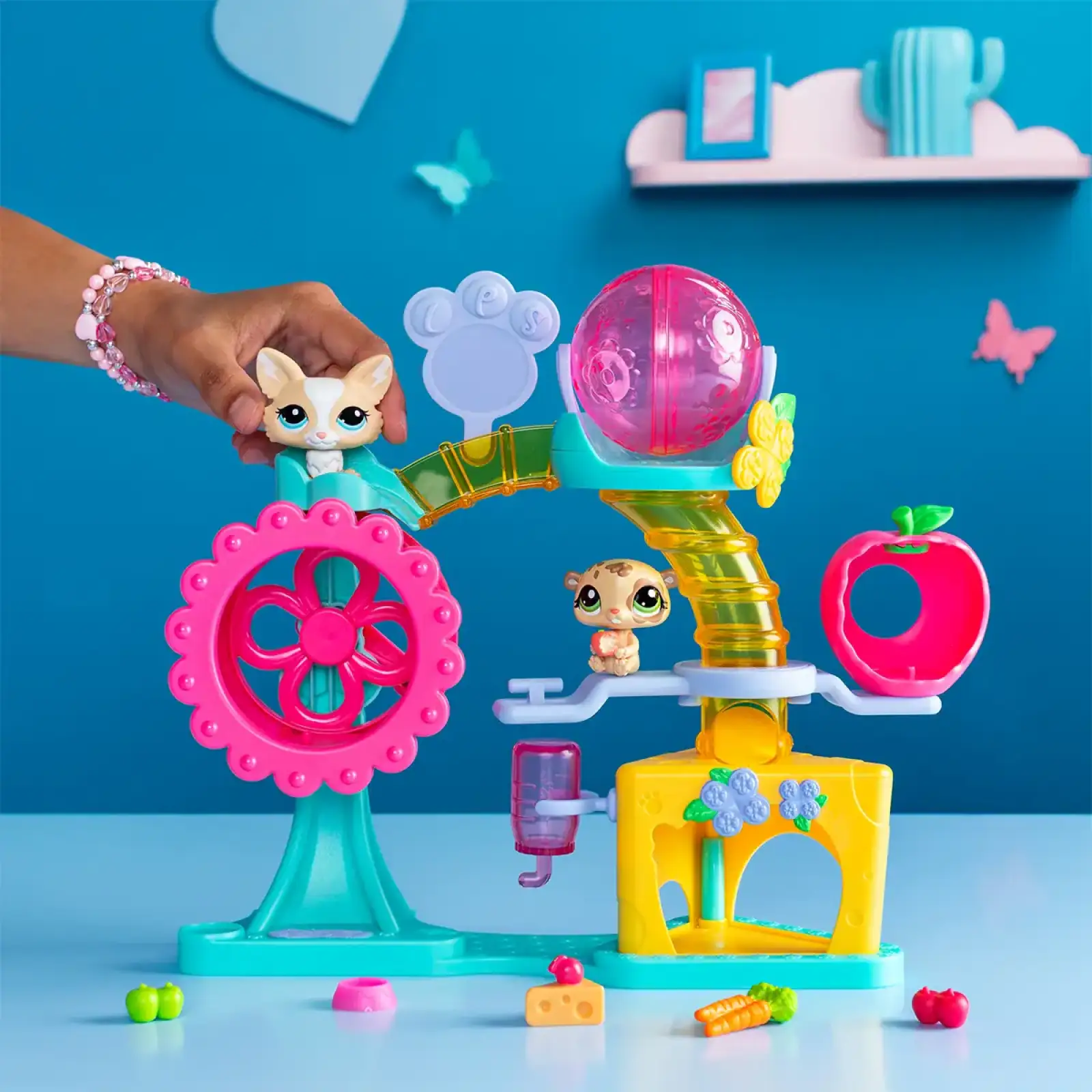 Ігровий набір LITTLEST PET SHOP – ФАБРИКА РОЗВАГ (2 фігурки, фабрика, аксес.) (00519)