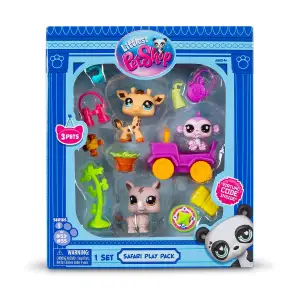 Игровой набор LITTLEST PET SHOP – САФАРИ (3 фигурки, аксесс.) (00524)