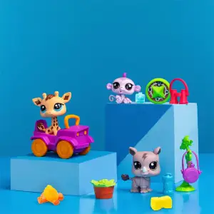 Игровой набор LITTLEST PET SHOP – САФАРИ (3 фигурки, аксесс.) (00524)