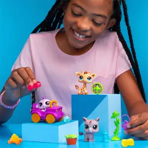 Игровой набор LITTLEST PET SHOP – САФАРИ (3 фигурки, аксесс.) (00524)