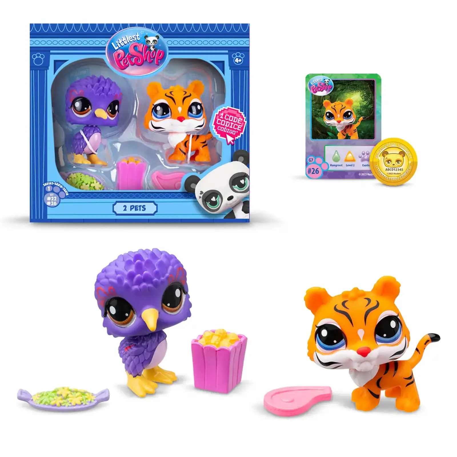 Игровой набор LITTLEST PET SHOP – ВКУСОВЫЕ ПРЕДПОЧТЕНИЯ (2 фигурки, аксесс.) (00528)